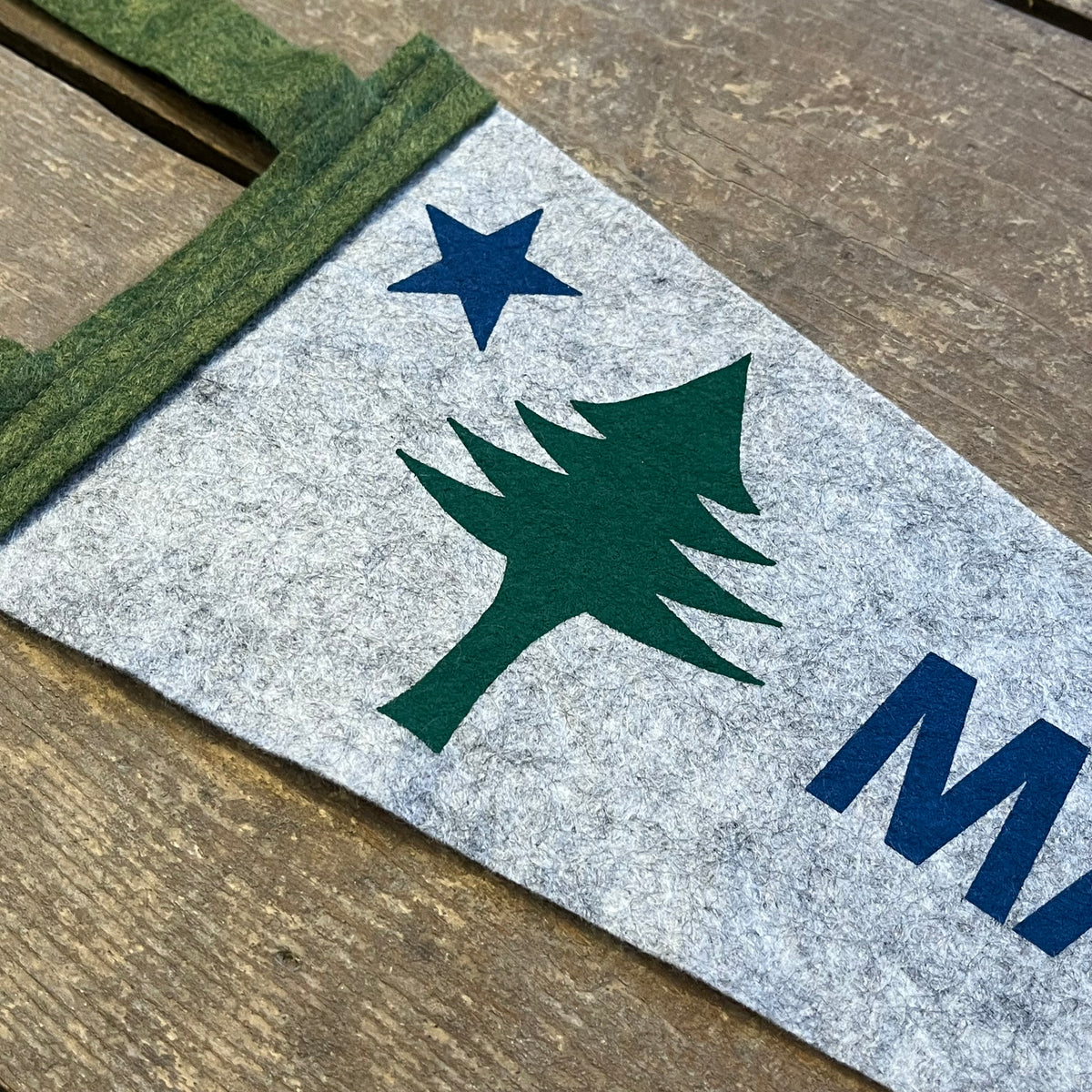 Große Maine Flagge 1901–1909 – 90 X 152 Cm, 100% Polyester, Outdoor-fest, Mit Metallösen
