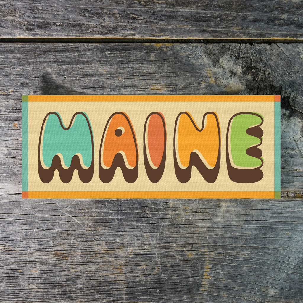 Maine Colors Vinyl Sticker
