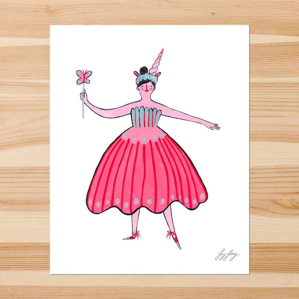 Fairy with Wand 8x10in Giclee Print
