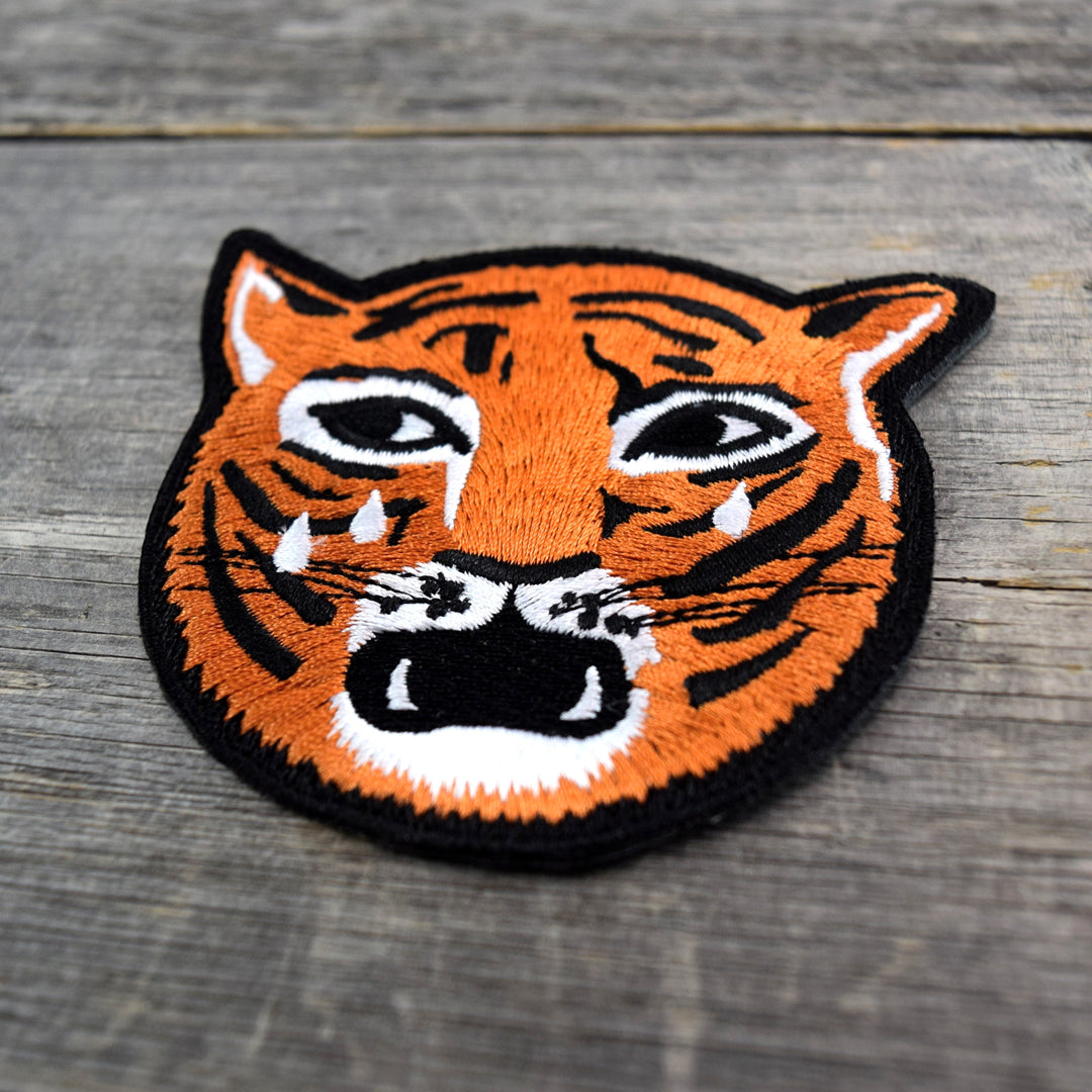 Best Tigers Embroidery logo, Embroidery Logo Near me