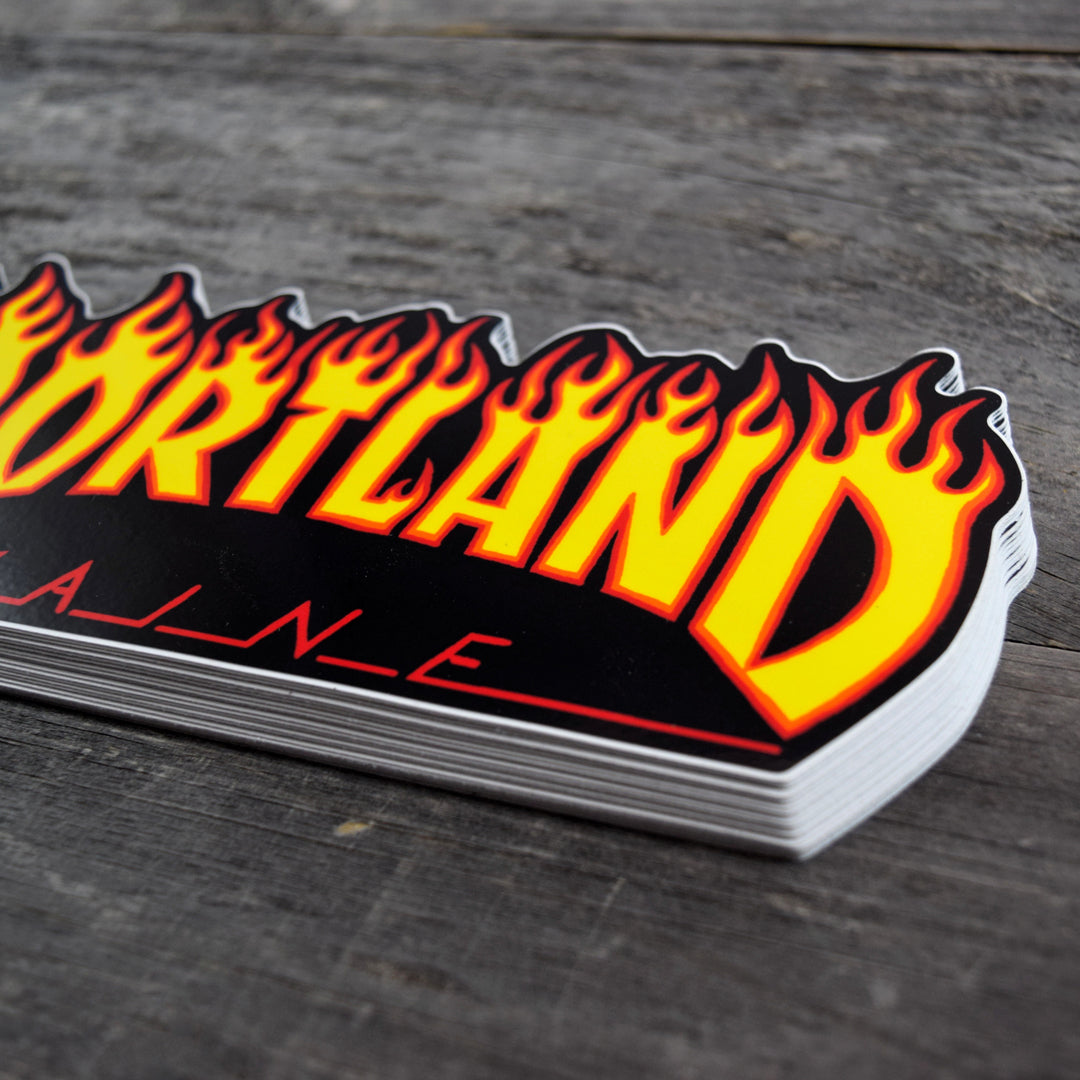 Stickers skate flamme - Color-stickers