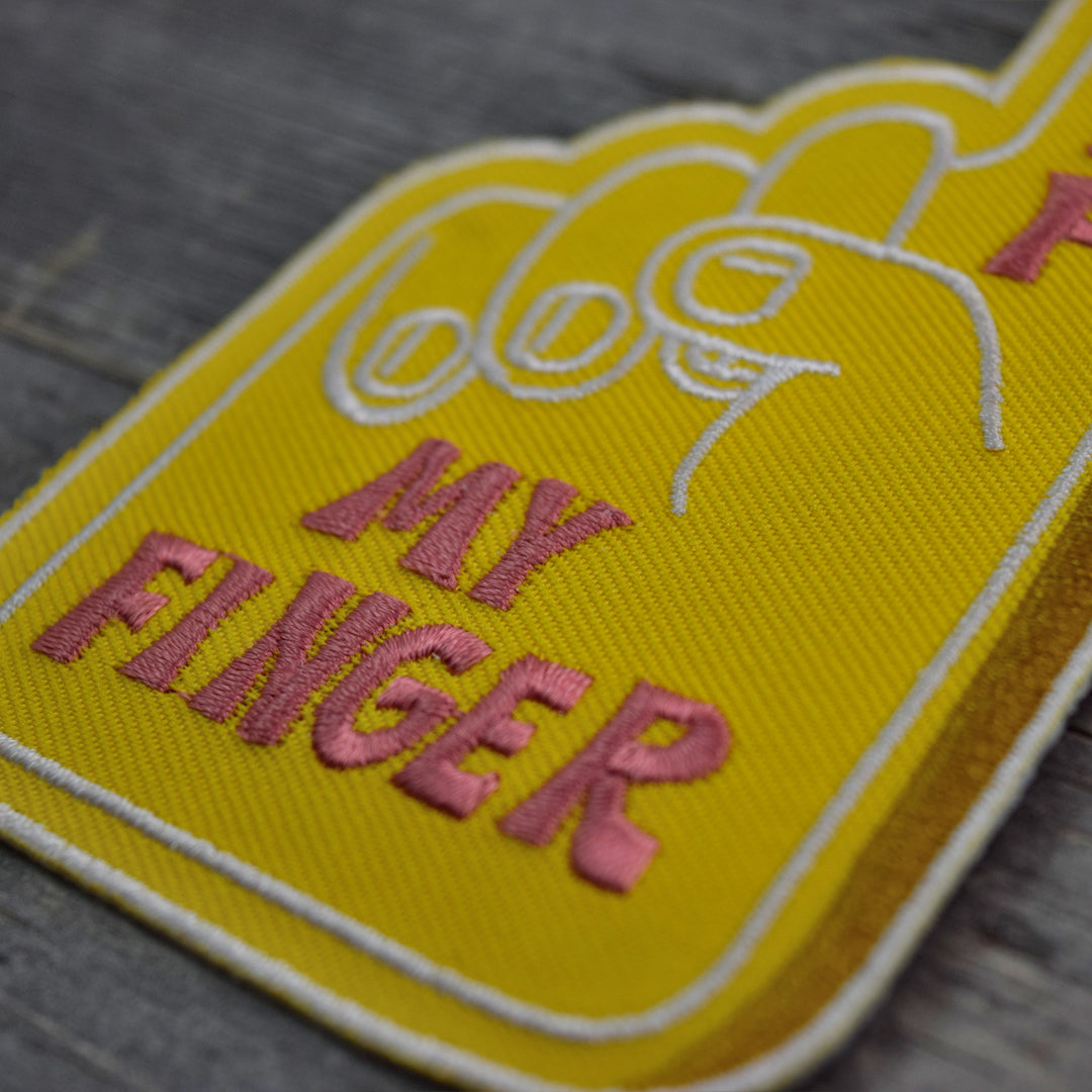 SALE!!! Sniff My Finger Embroidered Patch