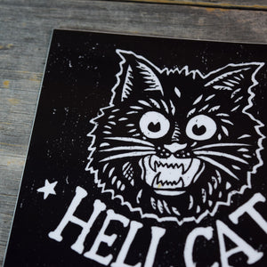 HELL CAT Vinyl Sticker