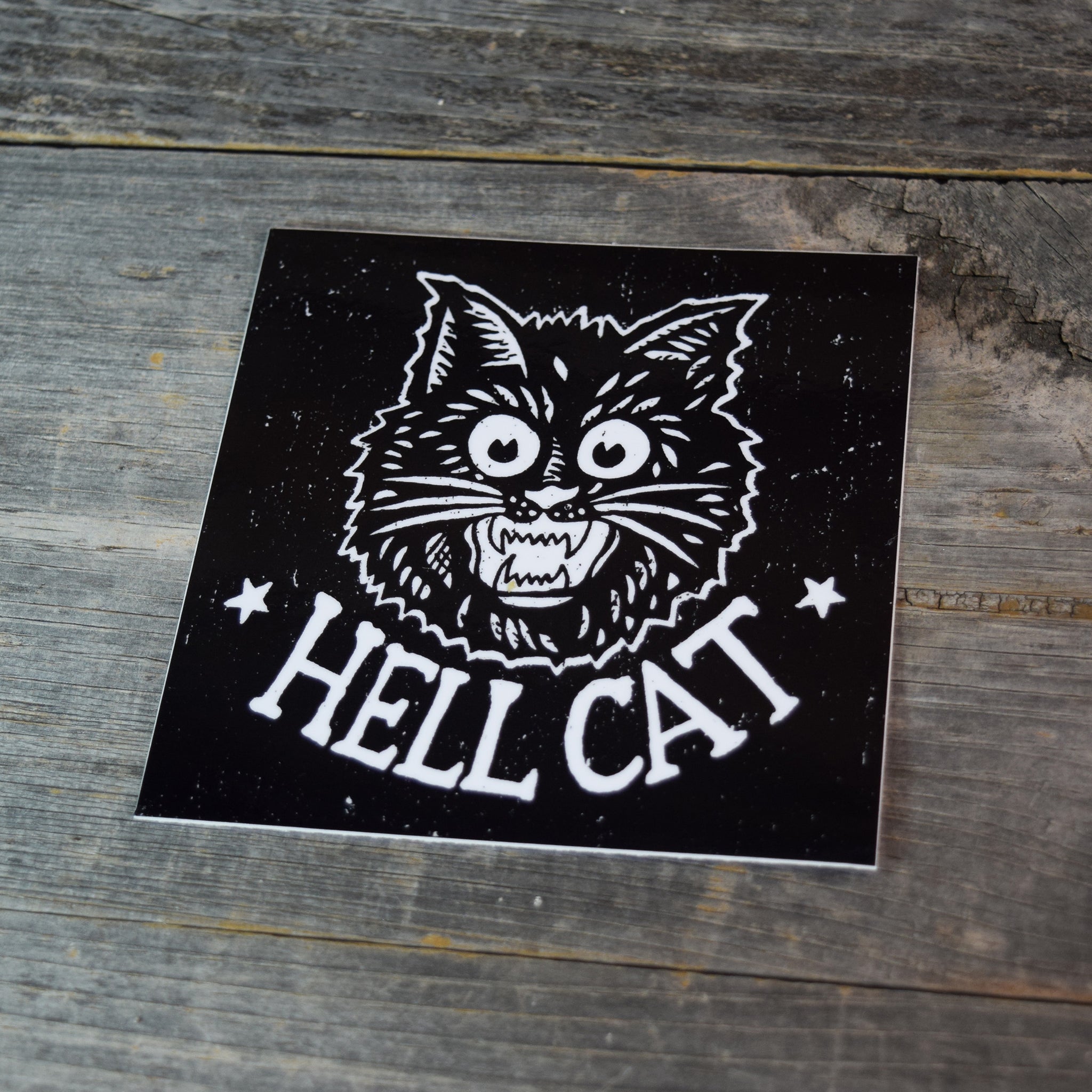 HELL CAT Vinyl Sticker