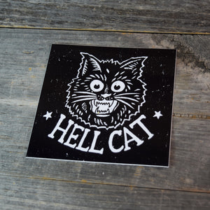 HELL CAT Vinyl Sticker