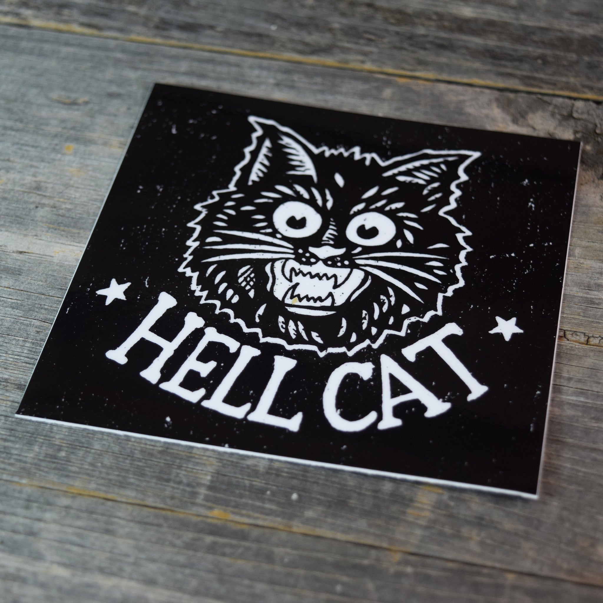 HELL CAT Vinyl Sticker