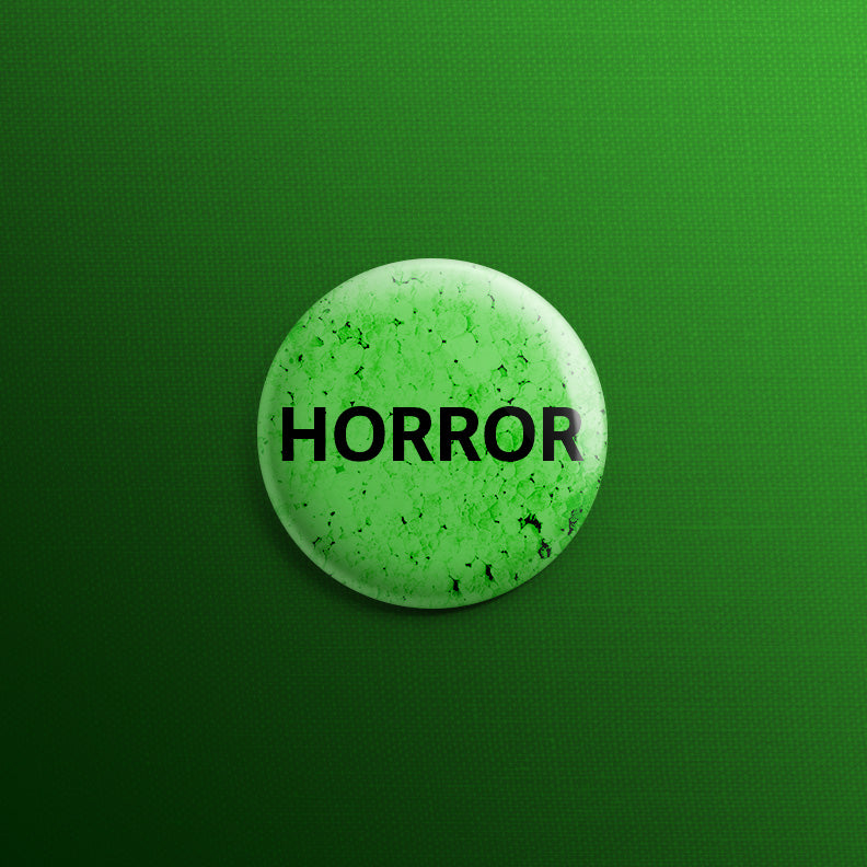 Green Horror 1inch Pin
