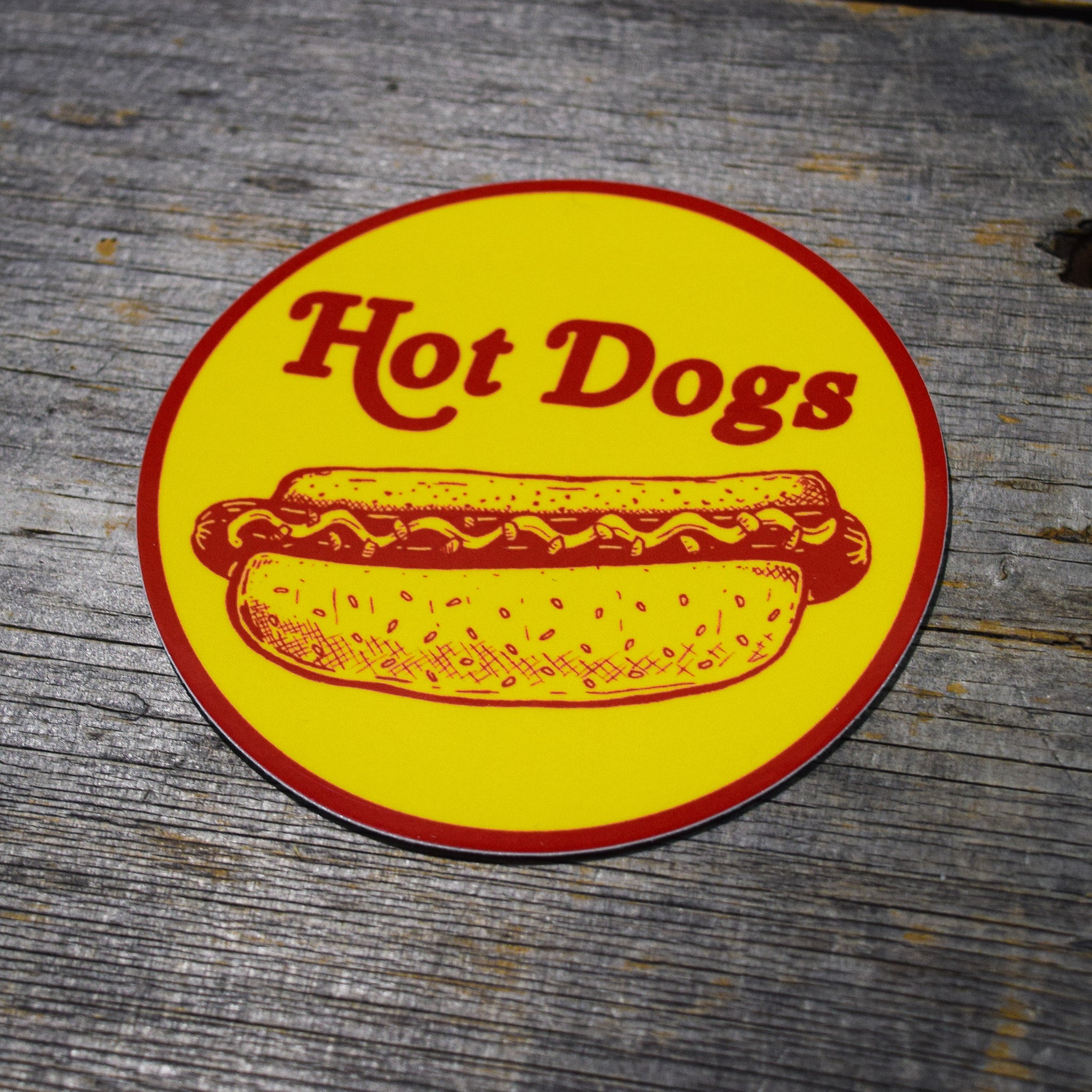 Hot Dogs Vinyl Sticker