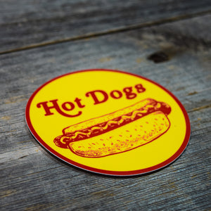 Hot Dogs Vinyl Sticker