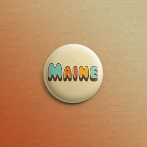 Maine Colors 1inch Pin