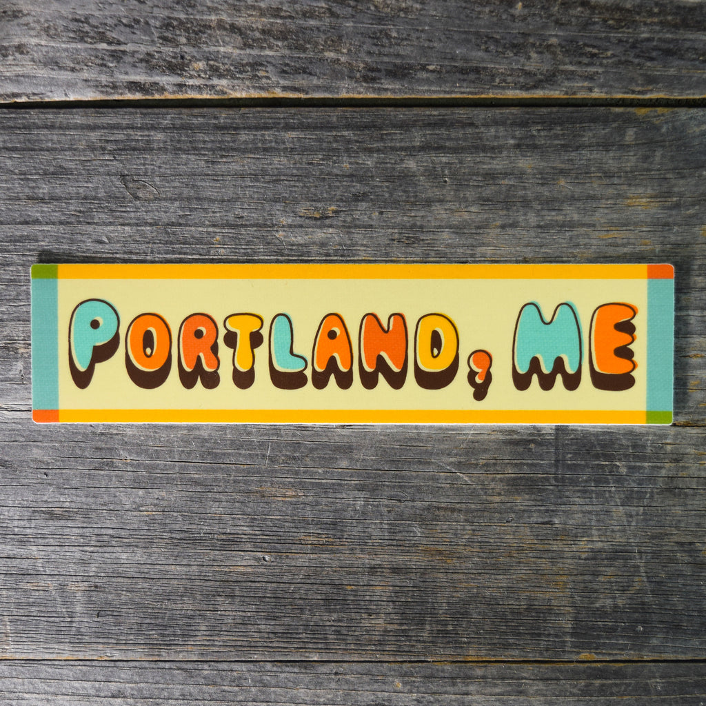 Portland, ME Colors Vinyl Sticker