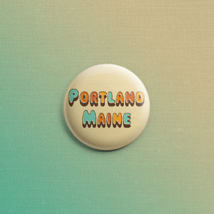 Portland, Maine Colors 1inch Pin