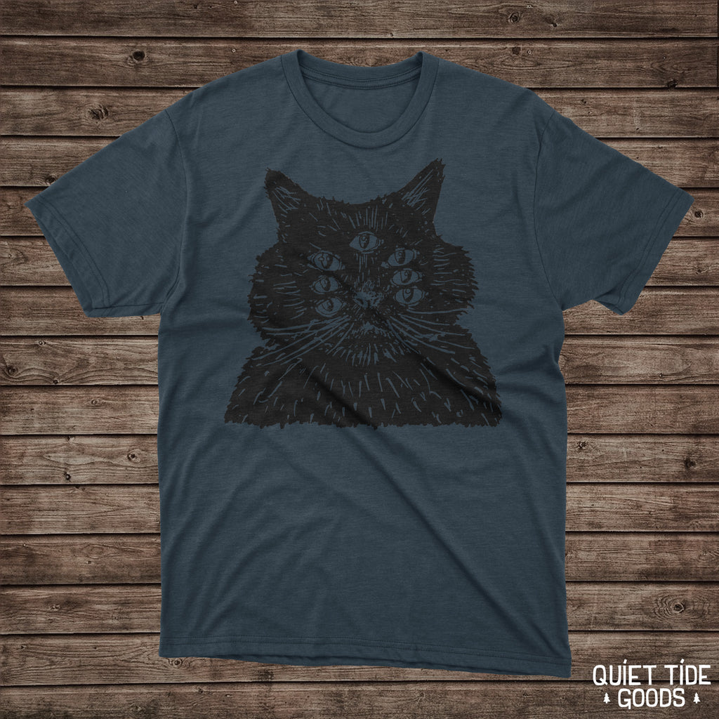Harry Beast Cat Screen Printed T-Shirt