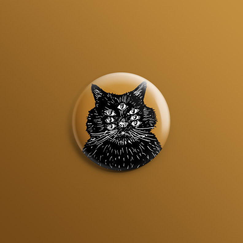 Harry Beast Cat 1inch Pin