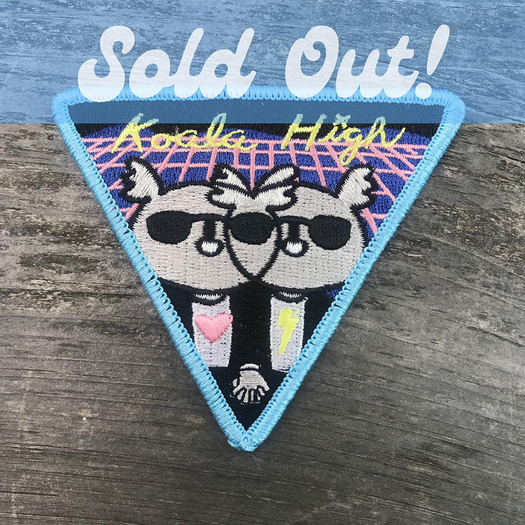 Koala High Embroidered Patch