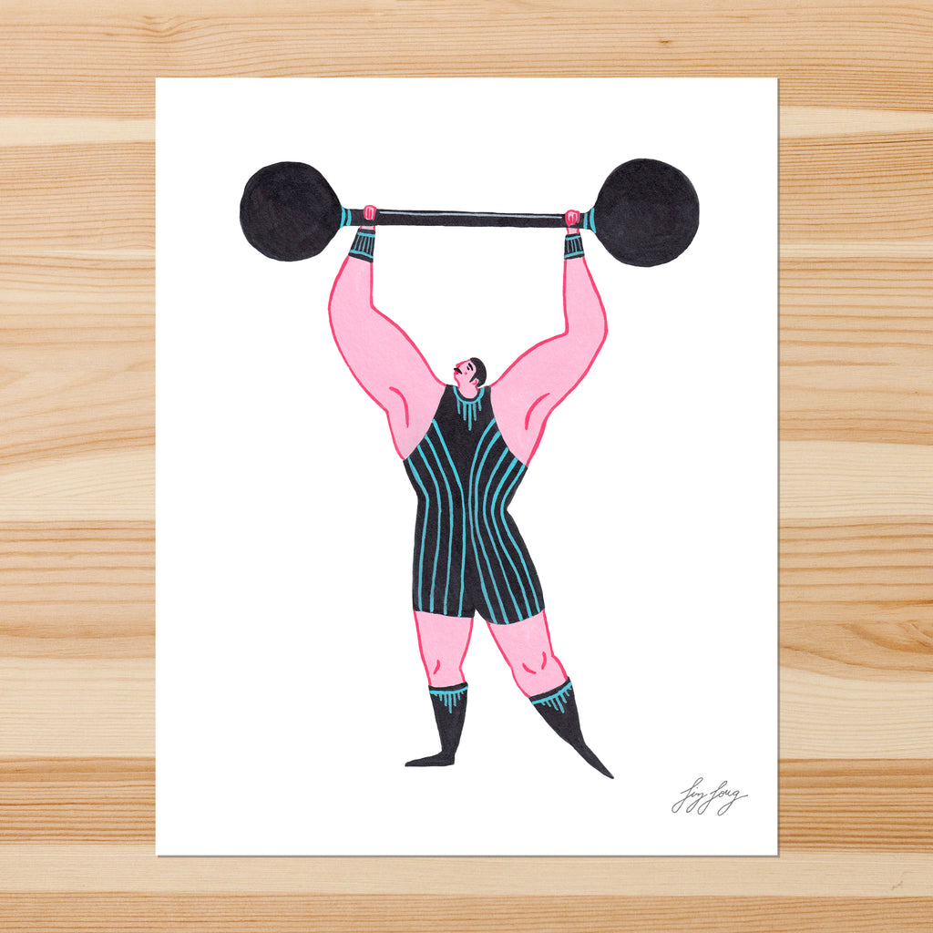 Strongman 8x10in Giclee Print