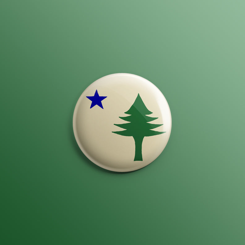 Maine 1901 State Flag 1inch Pin