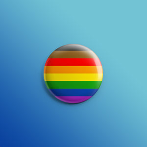 Philadelphia Pride Flag 1inch Pin