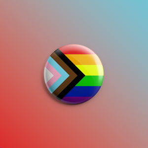 Progress Pride Flag 1inch Pin