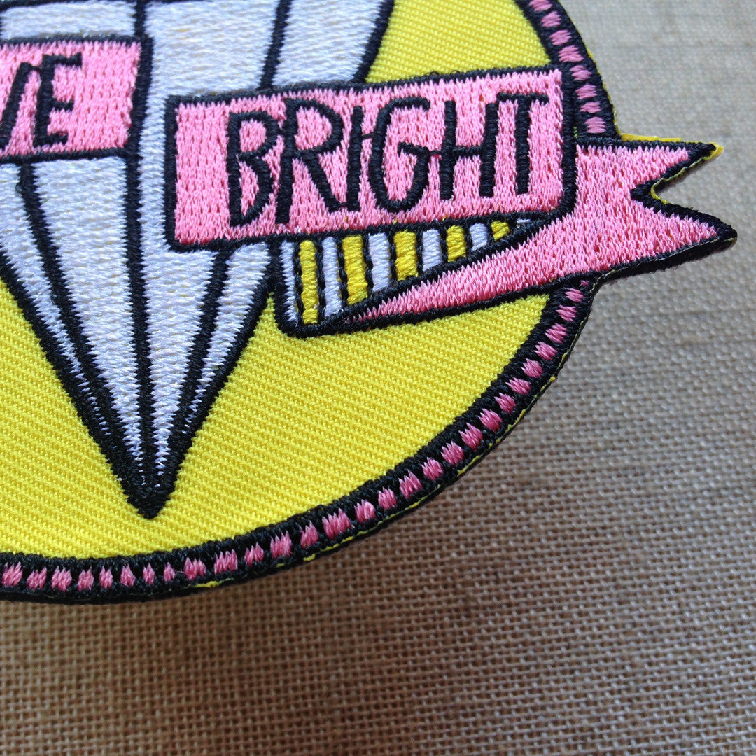 Shine Bright Embroidered Patch