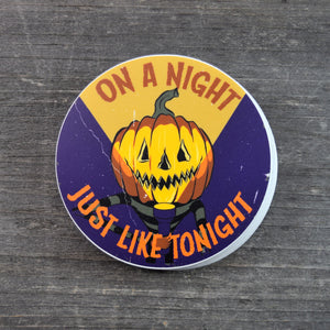 SALE On A Night Just Like Tonight Vinyl Sticker