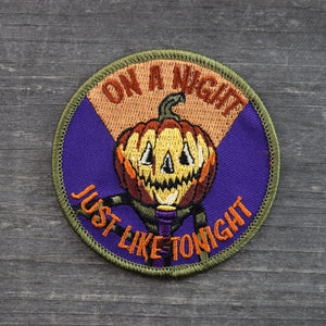 Scared Out of Your Gourd Embroidered Patch