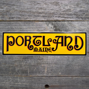 Portland, Maine Vinyl Sticker