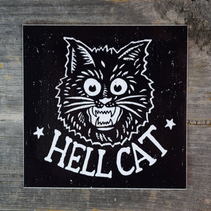 HELL CAT Vinyl Sticker