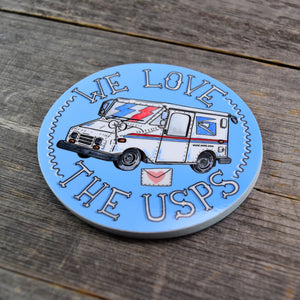 We Love The USPS Vinyl Sticker
