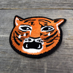 Crying Tiger Embroidered Patch