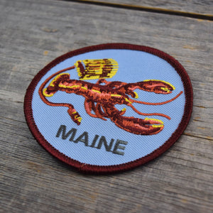 Maine Lobster Embroidered Patch
