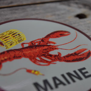 Maine Lobster 3.5x3.5in Vinyl Sticker
