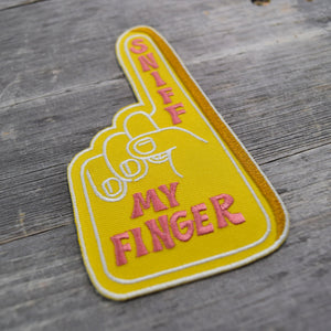 Sniff My Finger Embroidered Patch