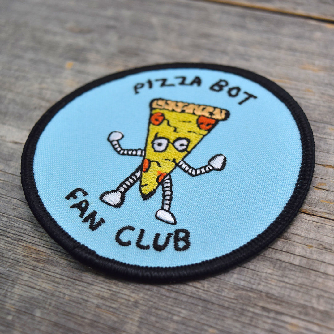 SALE Pizza Bot Fan Club Embroidered Patch