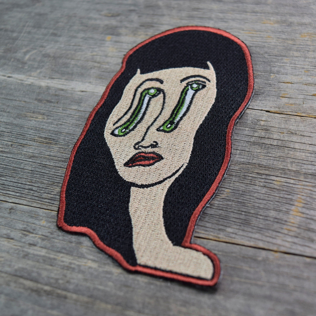Face Melt Embroidered Patch