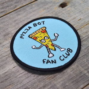 SALE Pizza Bot Fan Club Embroidered Patch