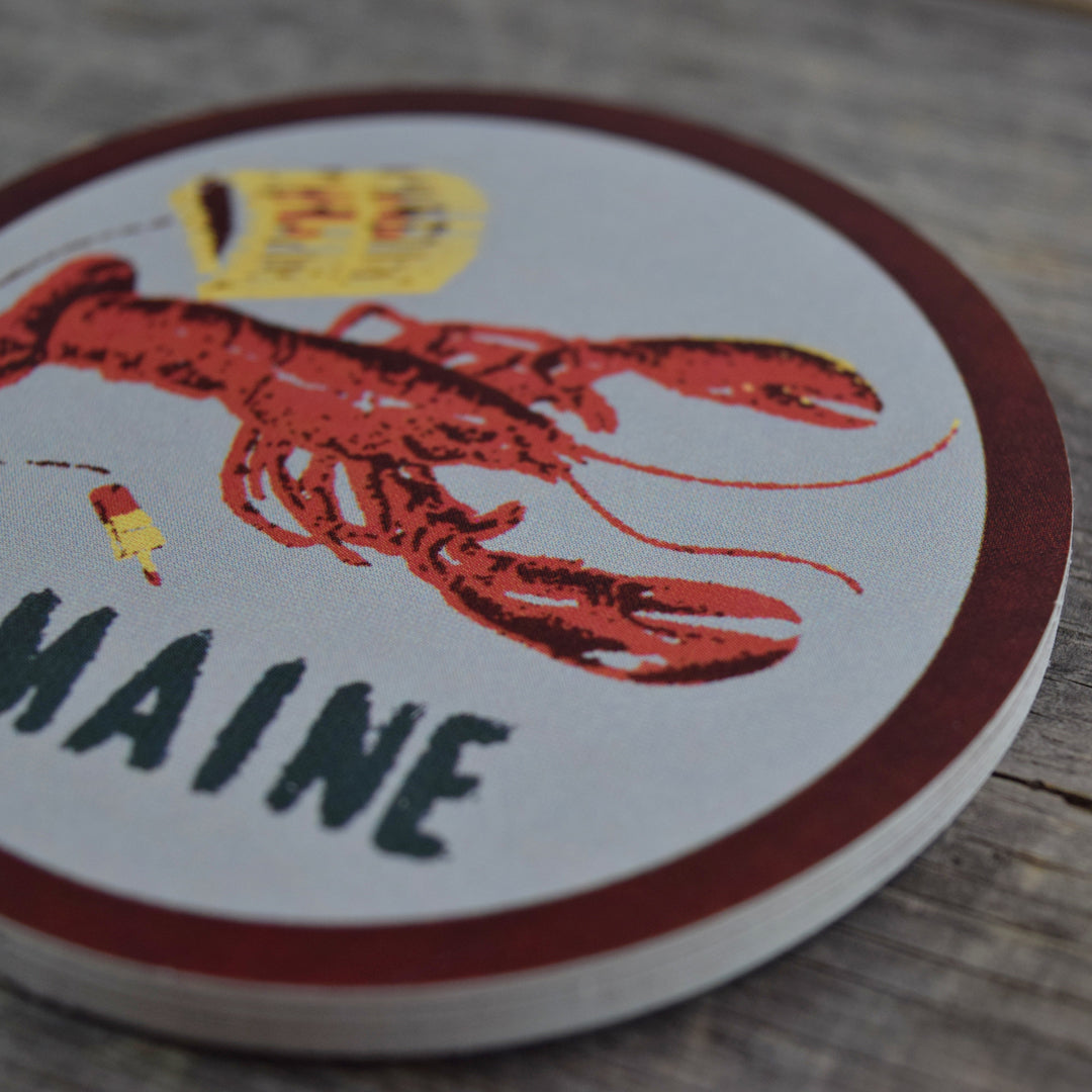 Maine Lobster 3x3in Vinyl Sticker