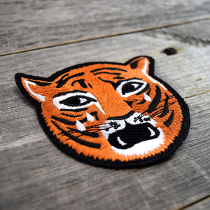 Crying Tiger Embroidered Patch