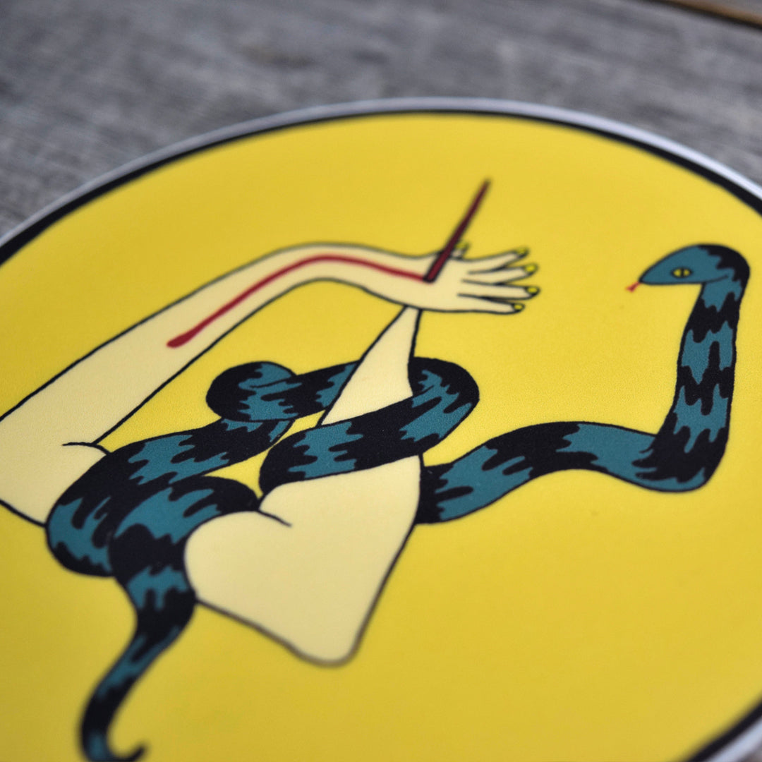 Snake Arm Vinyl Sticker