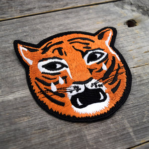 Crying Tiger Embroidered Patch