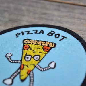 SALE Pizza Bot Fan Club Embroidered Patch