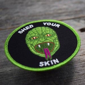 Reptilian Embroidered Patch