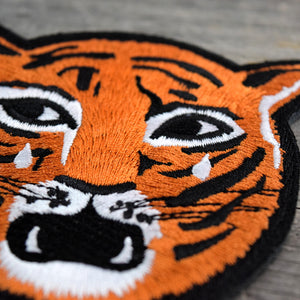 Crying Tiger Embroidered Patch