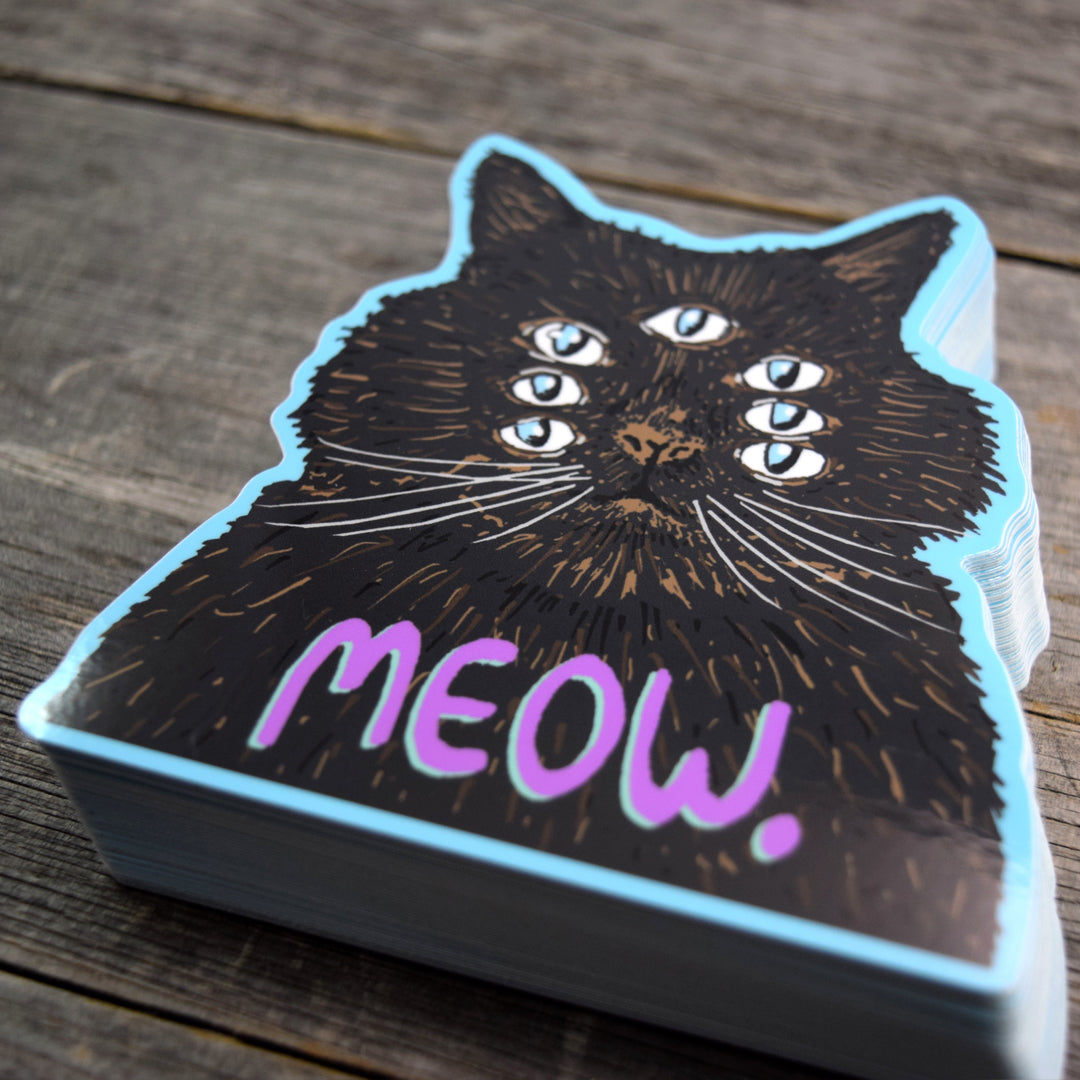 Fancy High Maintenance & Proud Waterproof Sticker – Kitty Meow HQ