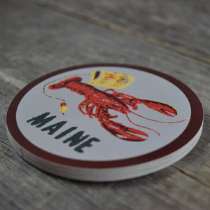 Maine Lobster 3x3in Vinyl Sticker