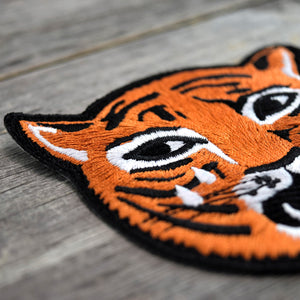 Crying Tiger Embroidered Patch